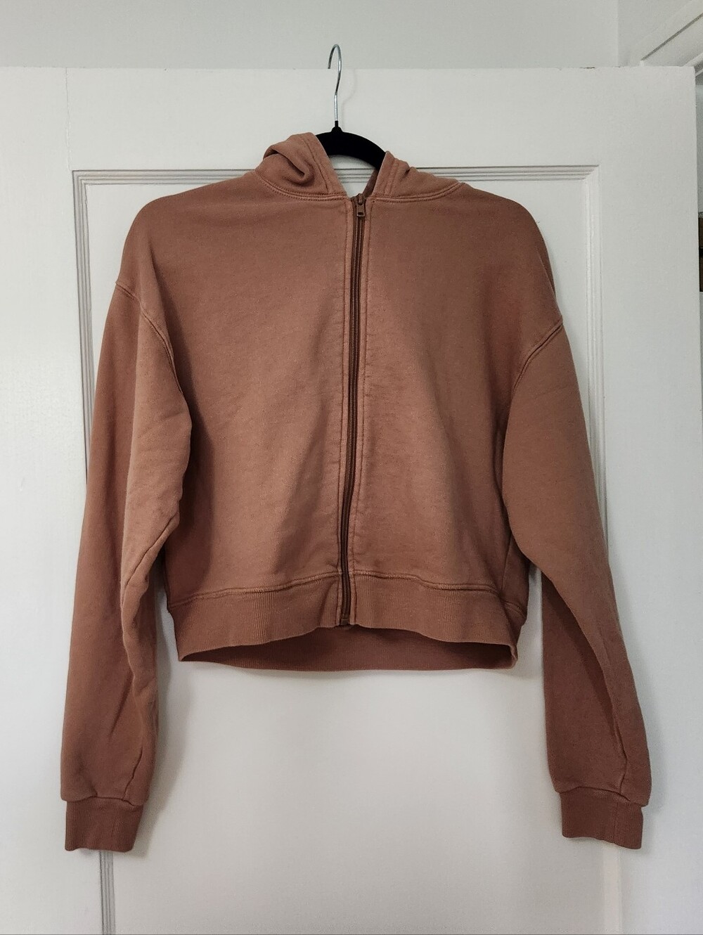 SKIMS pink zip up hoodie size medium